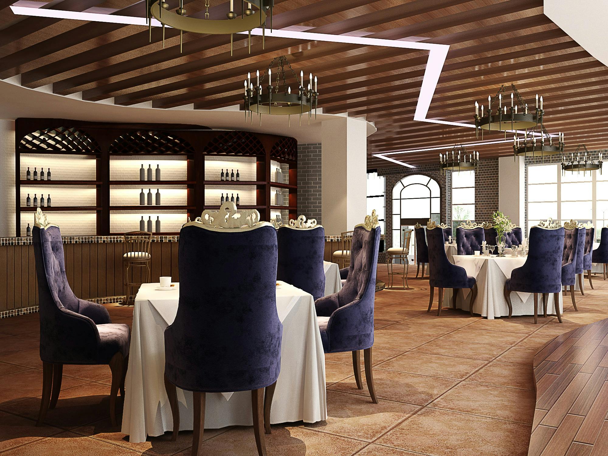 The Coral Table interior